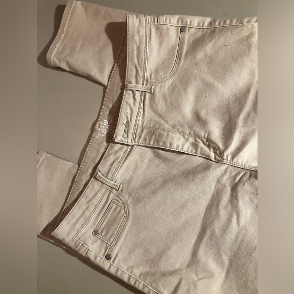 High Rise Khaki Jeggings